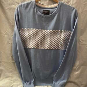 BlackBerrys  Men's Light Blue Crewneck Sweater